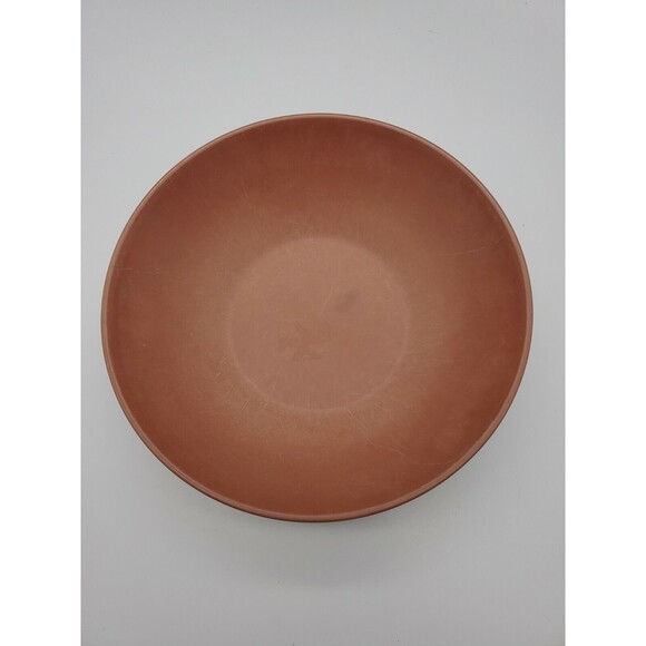 Melmac Eagle Logo Brown Serving Bowl #2 8.5" Diameter Plastic Dish - Picture 10 of 12